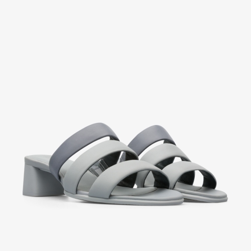 Camper Katie Womens Sandals US-06762 Grey Sale USA